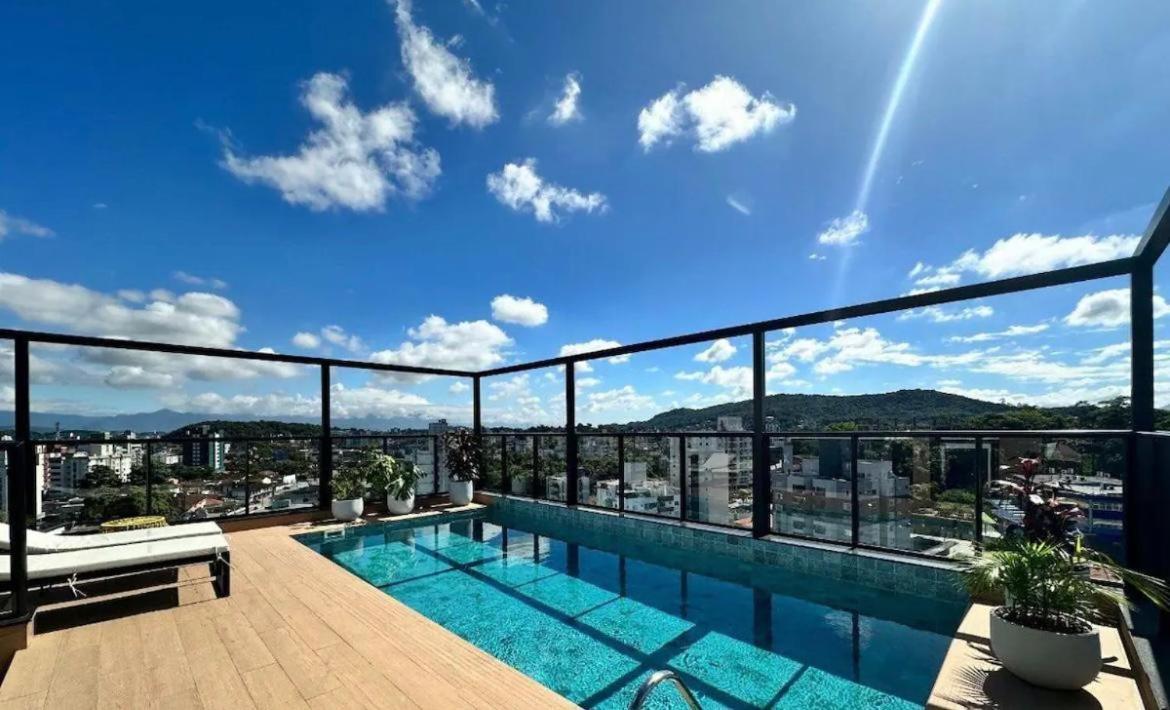 Apartamento Joinville Saguacu - Piscina Incrivel Exterior foto